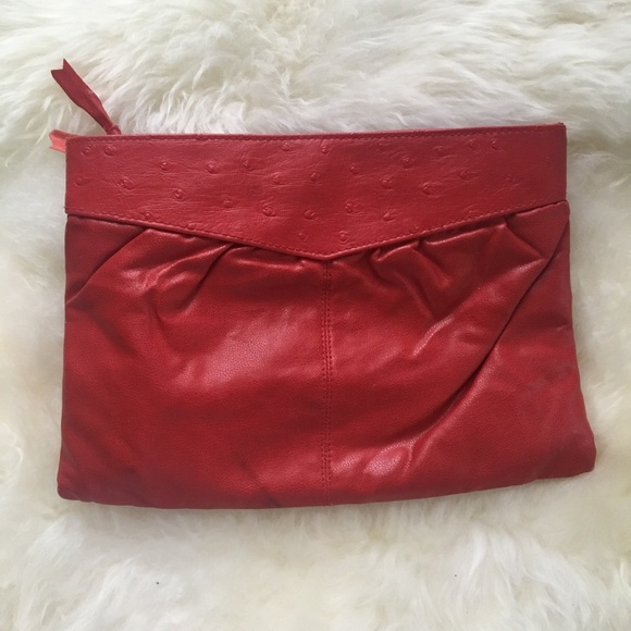 ** VINTAGE ** Electric Red Purse - Picture 1 of 4
